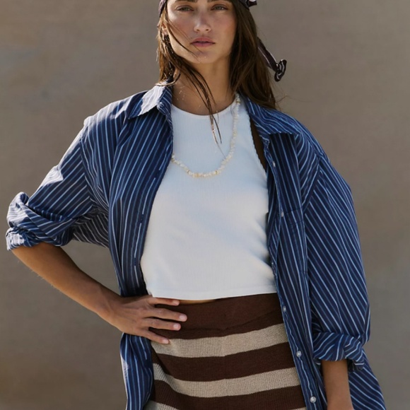 Free People Malibu Surf Sweater Set - Umber Earth Combo - Picture 4 of 4